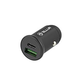 Зарядно за кола Tellur FCC7 - с бързо зареждане, PD, 60W макс. TLL151251