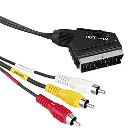 Кабел Hama 205156/43178/122163 SCART-RCA 1.5M