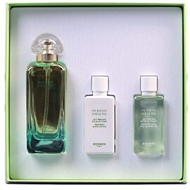Hermes Un Jardin Sur Le Nil Комплект за жени EDT Тоалетна вода 100 ml Лосион за тяло 40 ml Душ гел 40 ml 